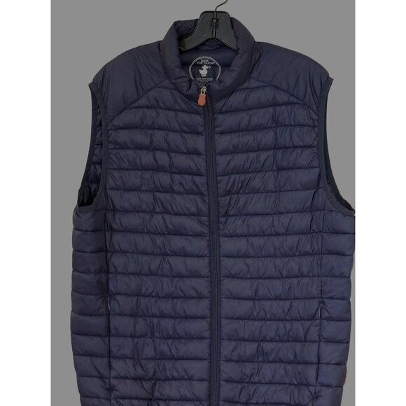 Save The Duck Men's Remo Water Resistant Packable Puffer Vest Black Size XXL - Picture 3 of 6